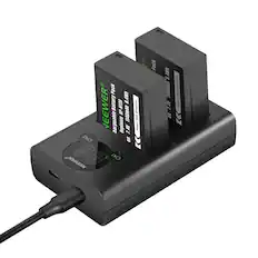 Pack Battery 8.4Wh NEEWER W126 NP. 1140mAh rechargeable Replaces 7.4V CH2 on NEEWER. Insert this direction.