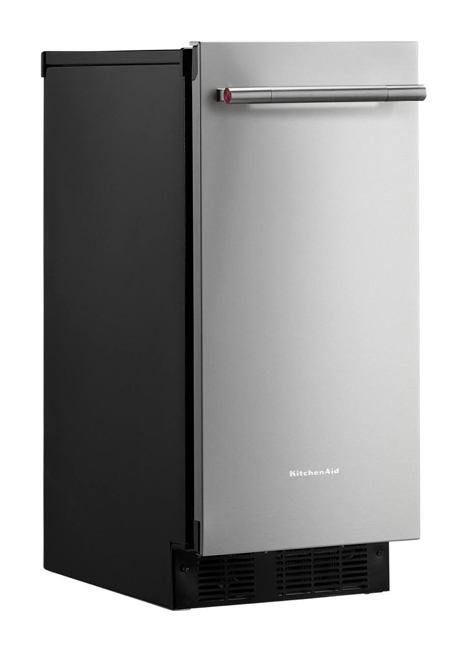 Alt View 7. KitchenAid - 15 inch 25-Lb. Ice Maker - PrintShield Stainless Finish.