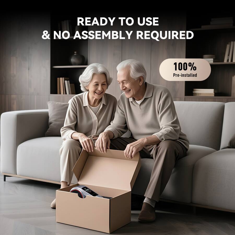 READY TO USE & NO ASSEMBLY REQUIRED  
100% Pre-installed