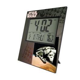 Keyscaper - Star Wars: A New Hope Portrait Wall Clock - Millennium Falcon
