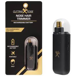 Cutting Edge - Ear & Nose Rechargeable Electric Hair Trimmer – Precision Cordless Groomer for Nose - Black