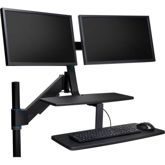 Front. Kensington - Kensington SmartFit Desk Mount for Monitor, Keyboard - 2 Display(s) Supported - 24" Screen Support - 22.50 lb Load - Unknown.