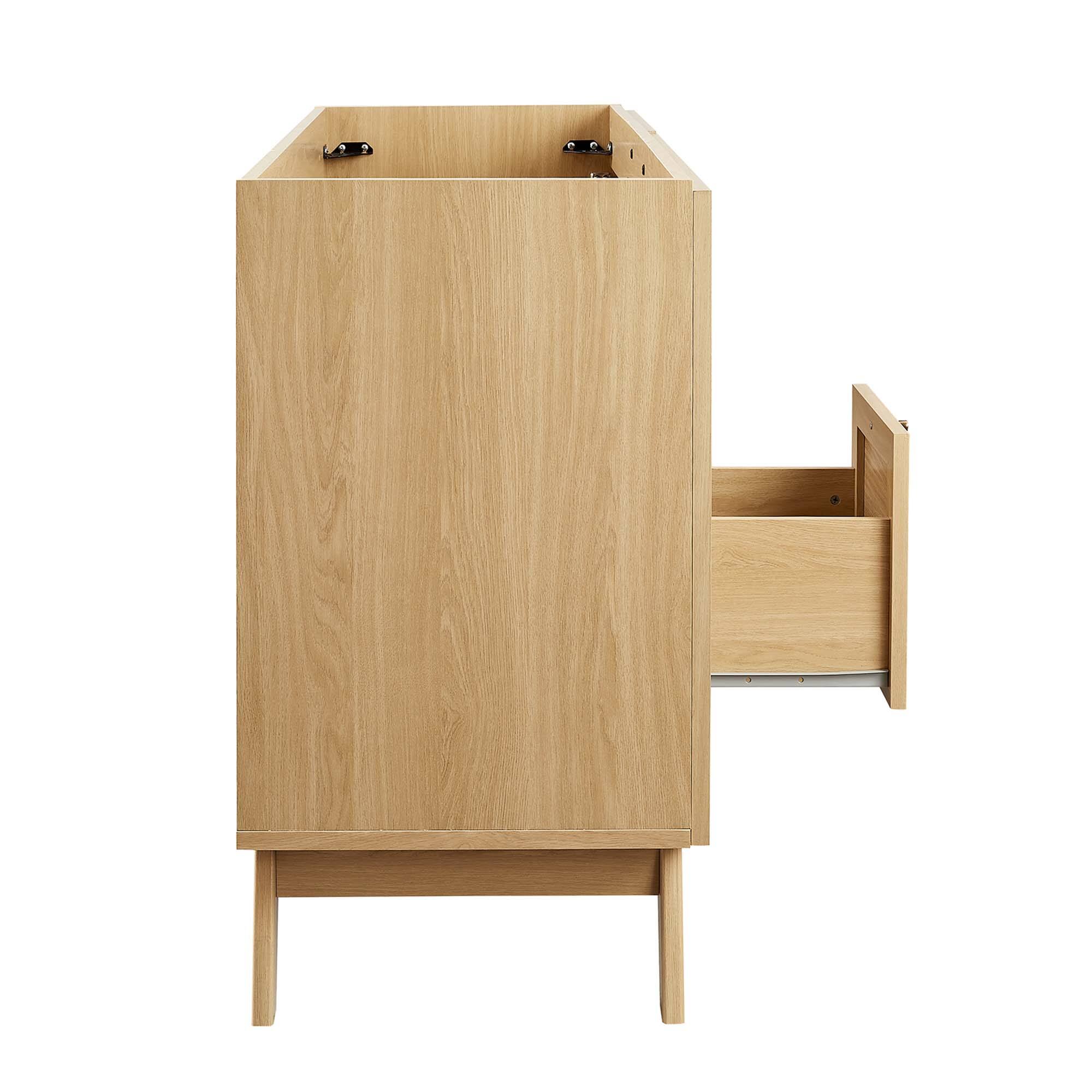 Alt View 7. Modway - Soma Bathroom Cabinet Basin Not Included by Modway - Oak.