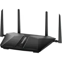 NETGEAR - Nighthawk AX4200 Dual-Band Wi-Fi Router - Black - Front_Zoom