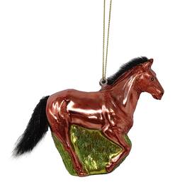 OrnamentallyYou - American Quarter Horse Glass Christmas Ornament Equestrian Gift - Multi-colored