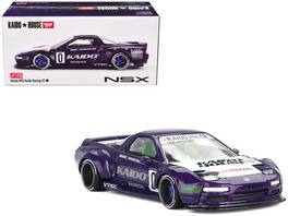Mini GT - Honda NSX "Kaido Racing V2" #0 Purple with White Hood and Graphics (Designed by Jun Imai) "Kaido House" Special 1/64 - Purple, White