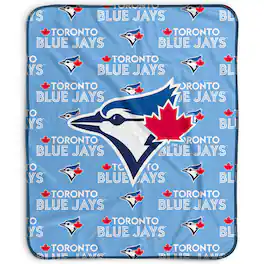 Pegasus - Toronto Blue Jays 50" x 60" Repeat Wordmark Fleece Blanket - Multicolor