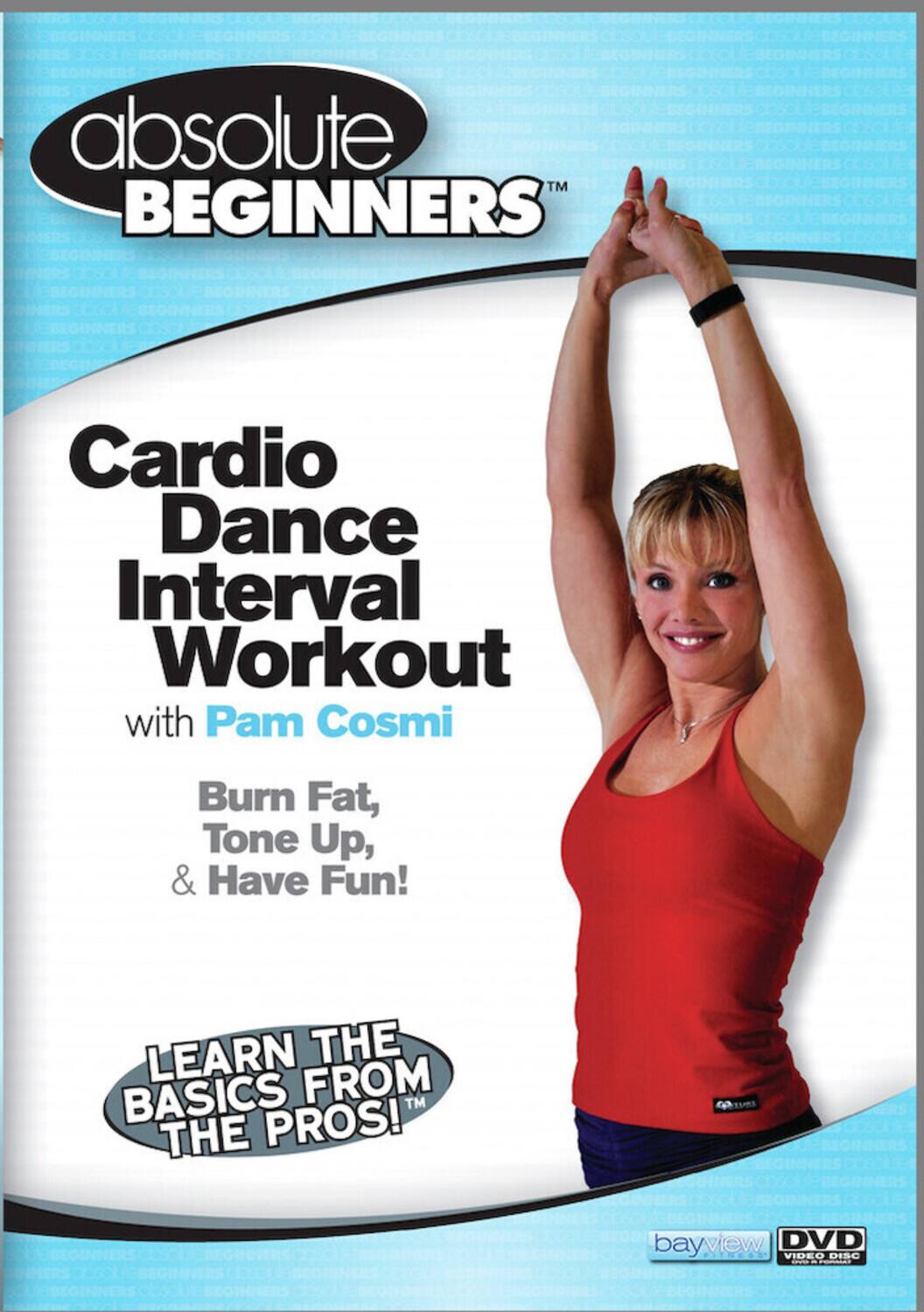 Front. Absolute Beginners: Cardio Dance Interval Workout With Pam Cosmi   - DVD.