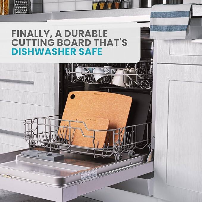 FINALLY, A DURABLE CUTTING BOARD THAT'S DISHWASHER SAFE