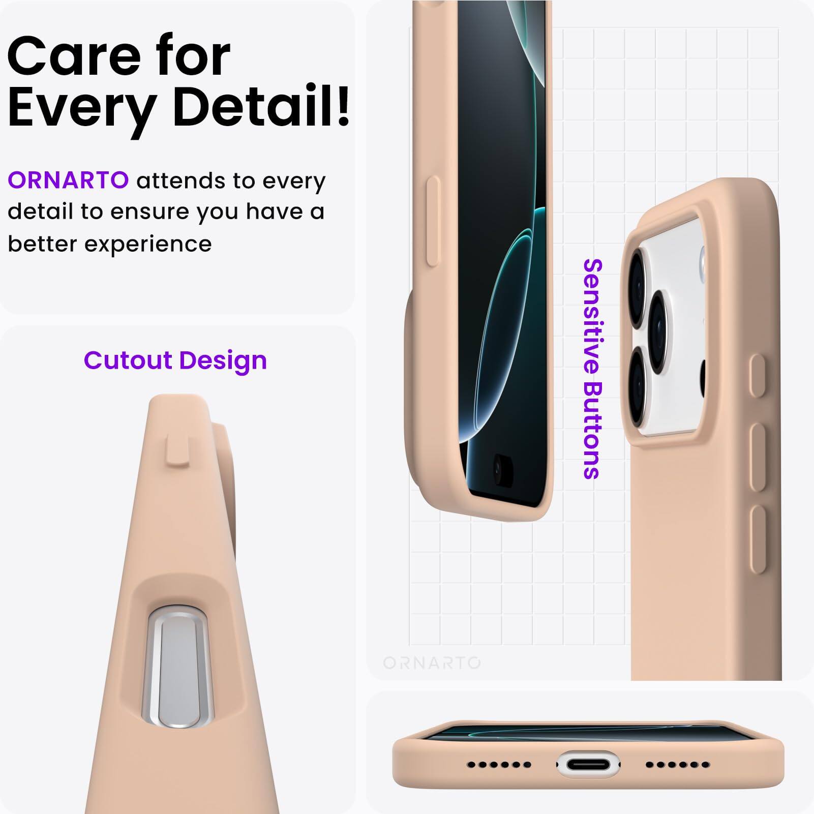 Care for Every Detail!

ORNARTO attends to every detail to ensure you have a better experience

Cutout Design

Sensitive Buttons