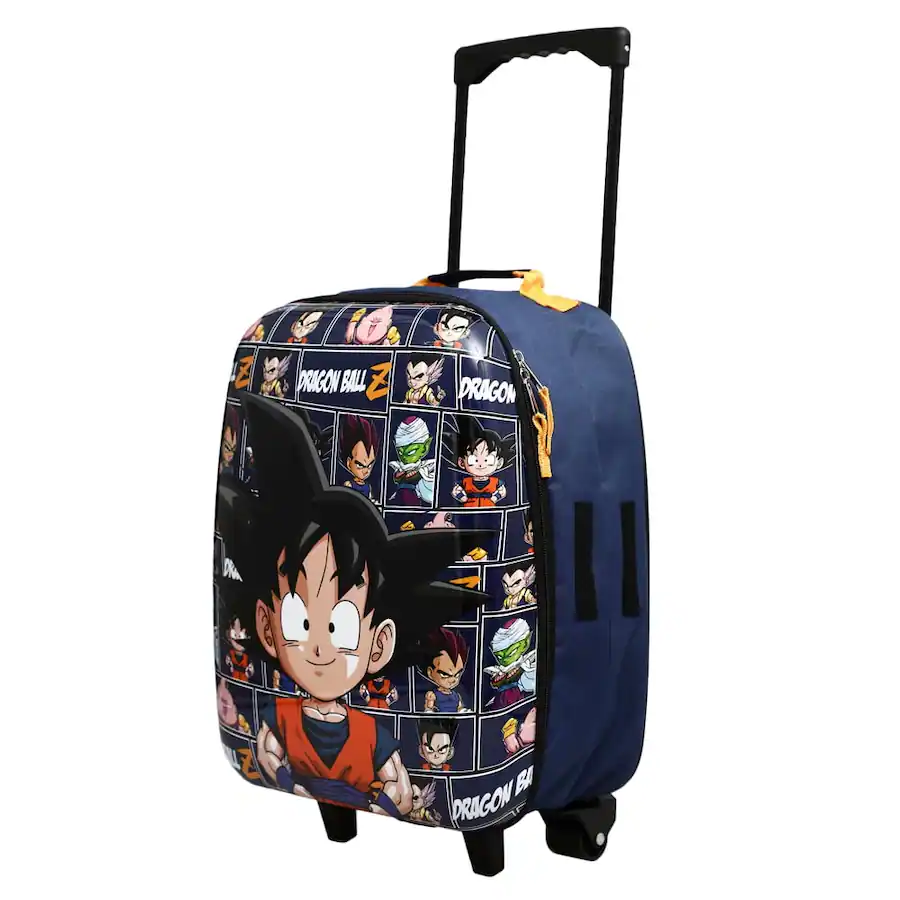 Bioworld Dragon Ball Z Kids Goku ABS Shell Collapsible Wheeled Luggage ...