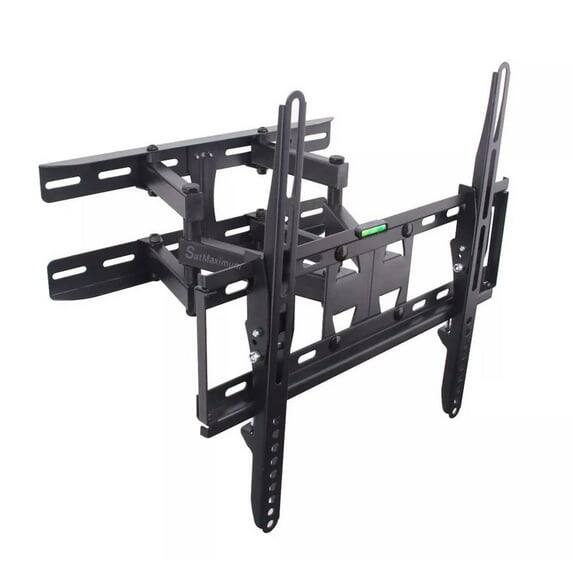 Front. Cables Direct Online - Full Motion TV Wall Mount for 23–56" TV Screens, Tilt & Swivel, VESA Compatible, 77 lb Capacity - Black.