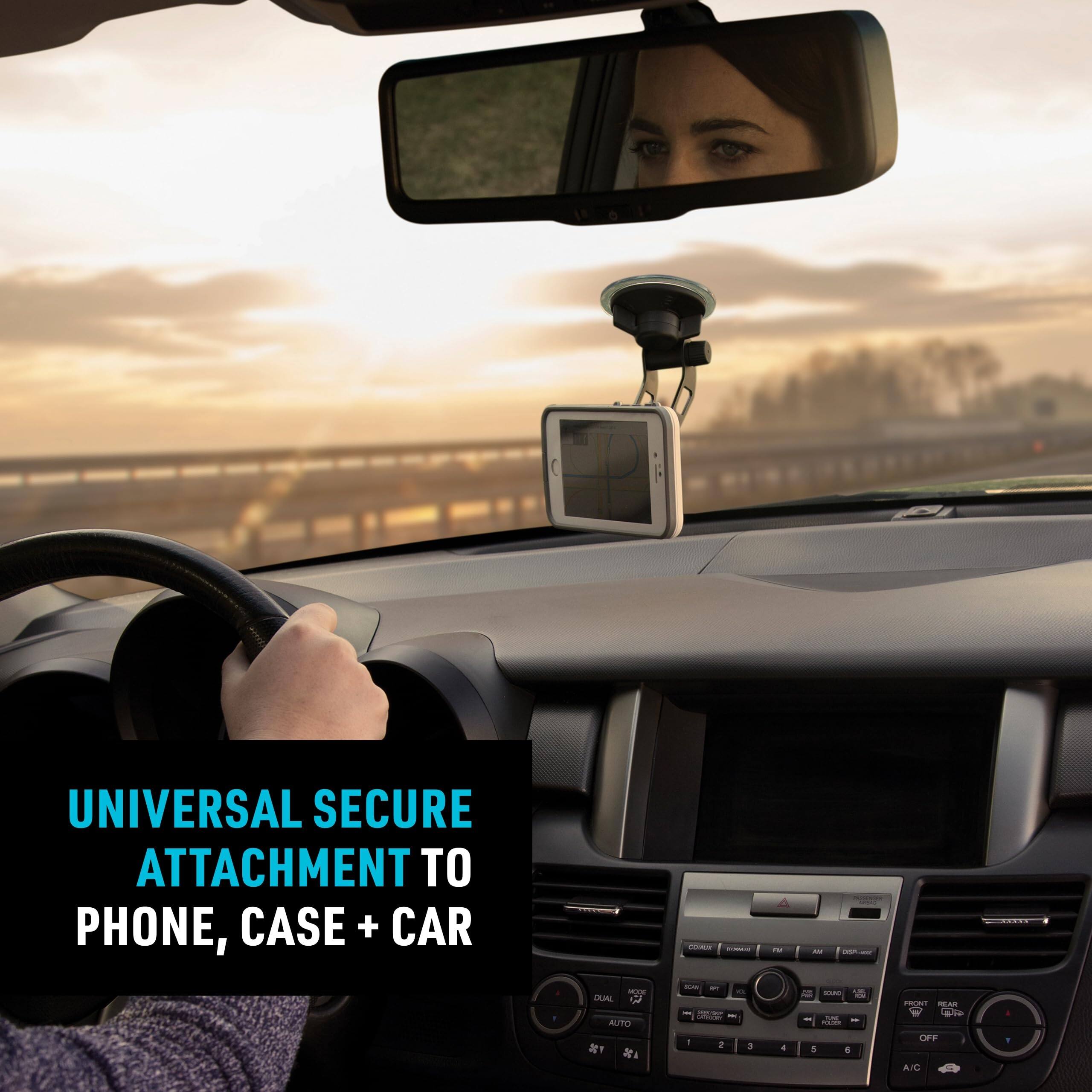 UNIVERSAL SECURE ATTACHMENT TO PHONE, CASE + CAR