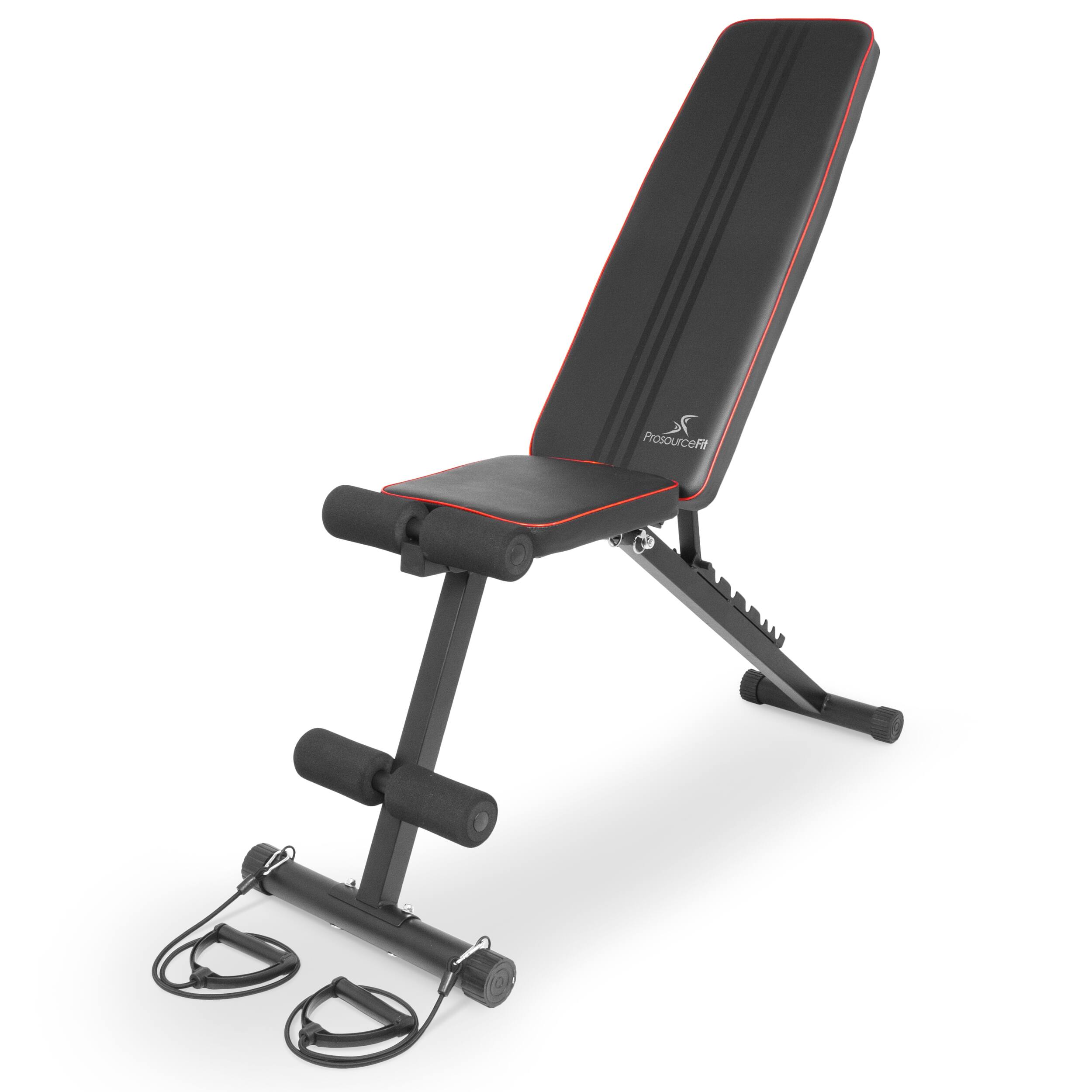 Front. ProsourceFit - ProsourceFit Weight Bench - Black.