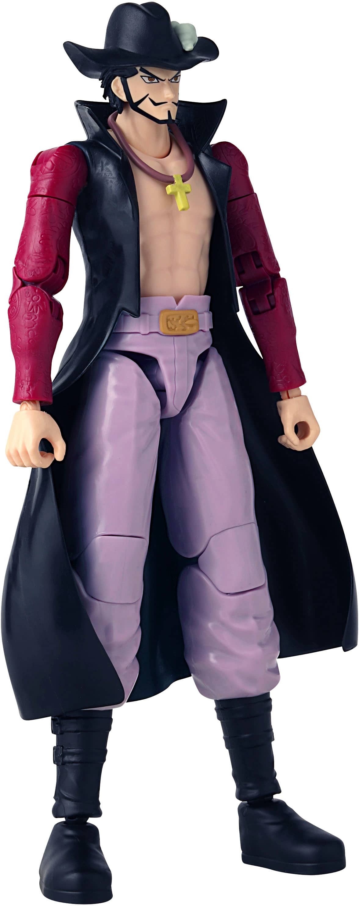 Alt View 10. Bandai - Anime Heroes One Piece - Dracule Mihawk 6.5" Figure.