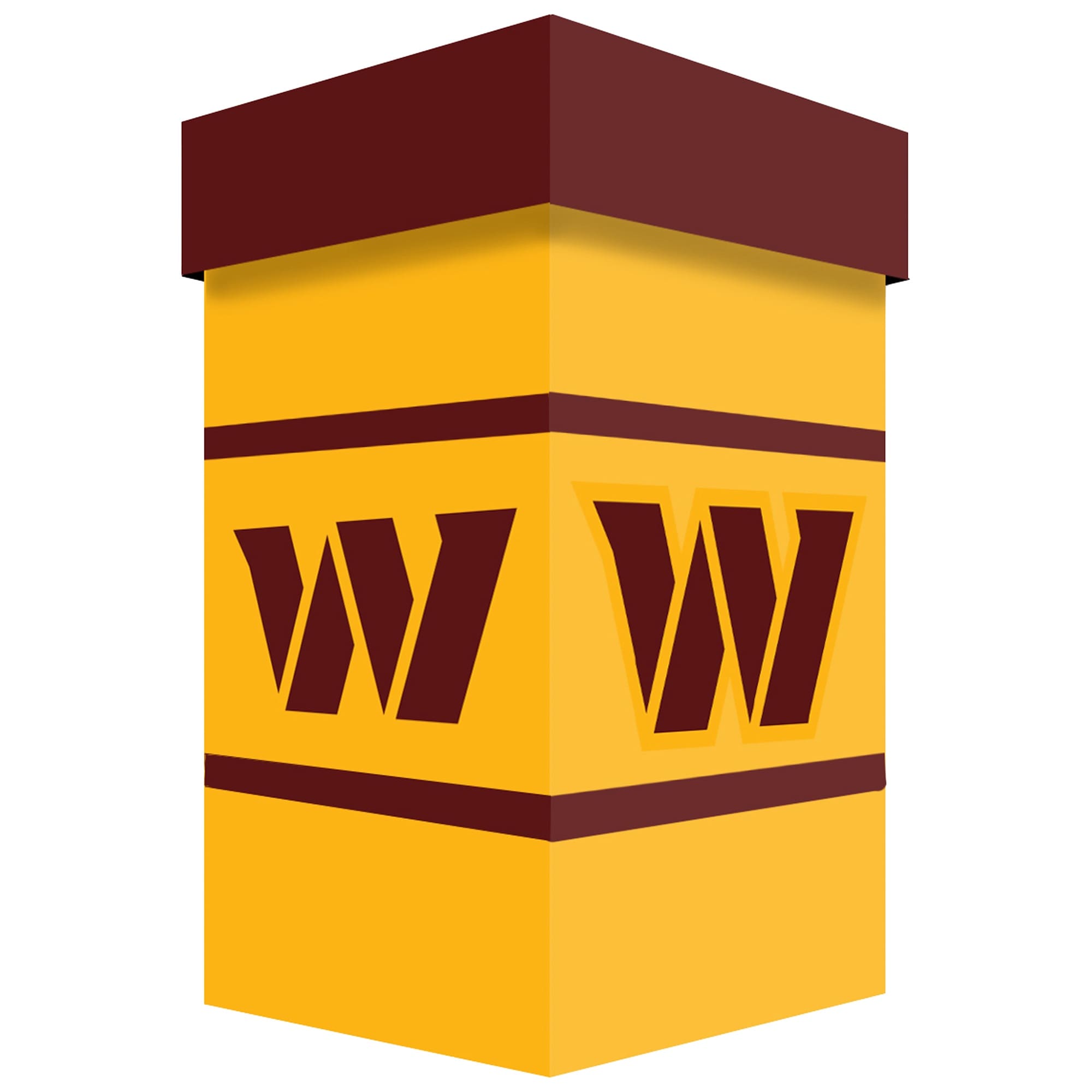 Alt View 2. Evergreen Enterprises - Washington Commanders 24oz. Ceramic Stein Cup with Gift Box - Multicolor.