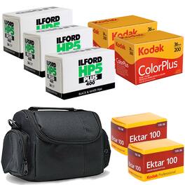 The Ultimate Kodak 35mm Color Negative Film Master Kit 36 Exposures + Case