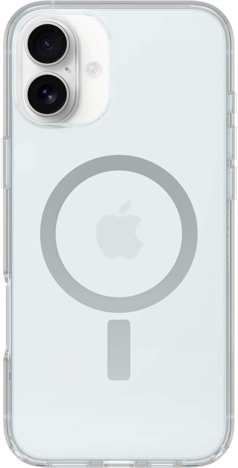 Front Zoom. OtterBox - Symmetry Series Hard Shell for MagSafe for Apple iPhone 16 Plus - Clear.