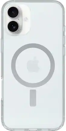 OtterBox - Symmetry Series Hard Shell for MagSafe for Apple iPhone 16 Plus - Clear