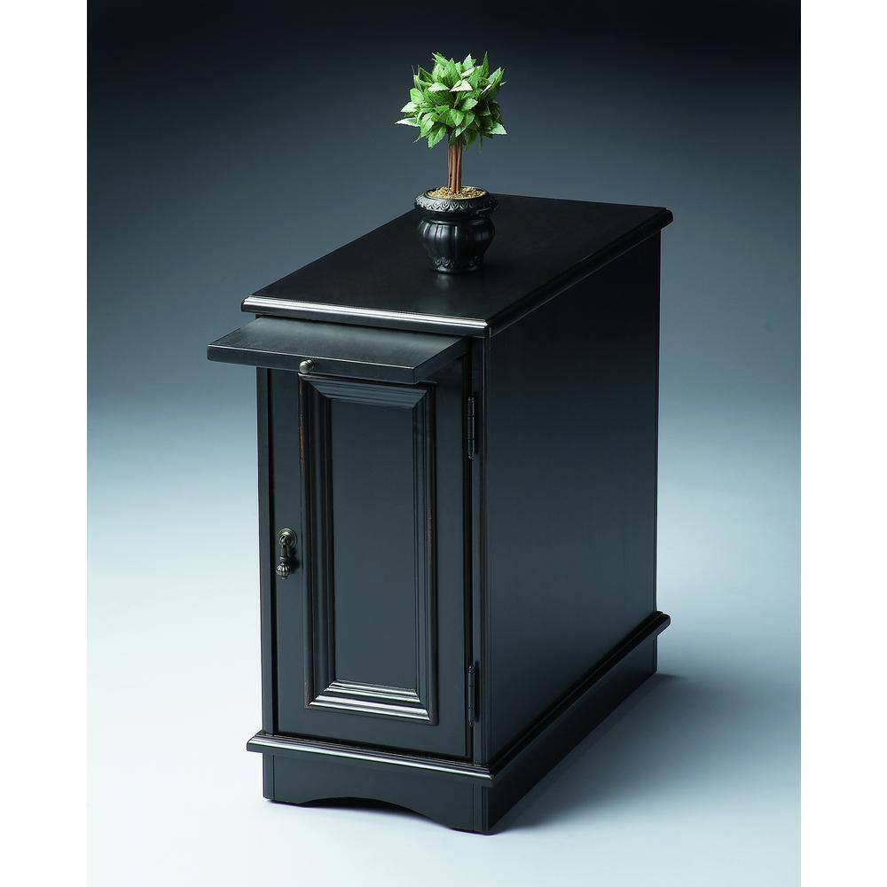 Left. Butler Specialty - Harling Cabinet - Black.