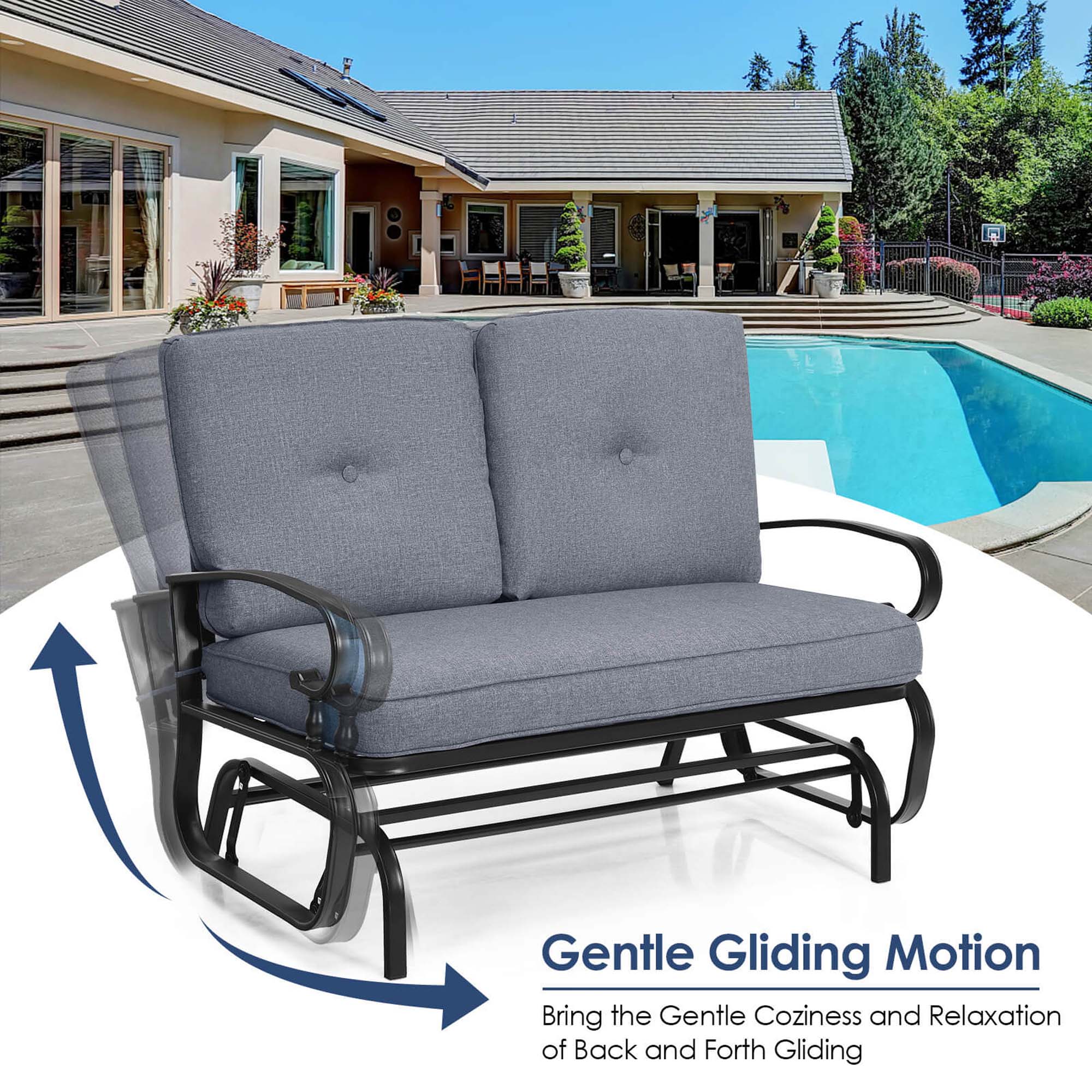 Gentle Gliding Motion: Bring the Gentle Coziness and Relaxation of Back and Forth Gliding.