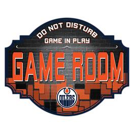 Fan Creations - Edmonton Oilers 12'' Game Room Tavern Sign - Multicolor