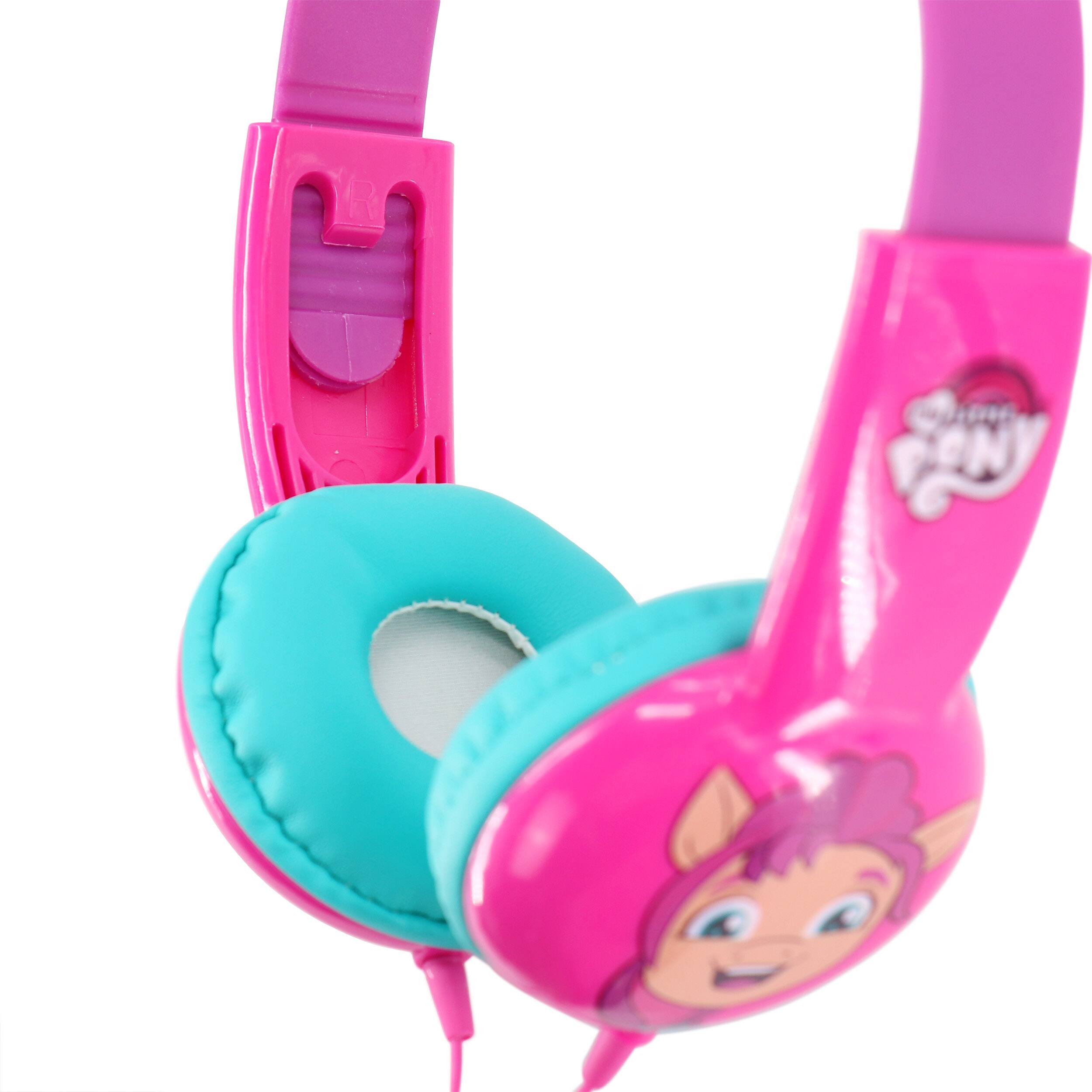 Alt View 3. My Little Pony - My Little Pony Kid-Safe Headphones in Pink - Pink.