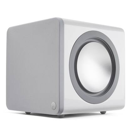 Front. Cambridge Audio - Cambridge Audio Minx X201 200W Subwoofer - Gloss White.
