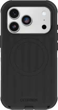 OtterBox - Defender Series Pro Hard Shell for Apple iPhone 18 Pro and Apple iPhone 17 Pro - Black