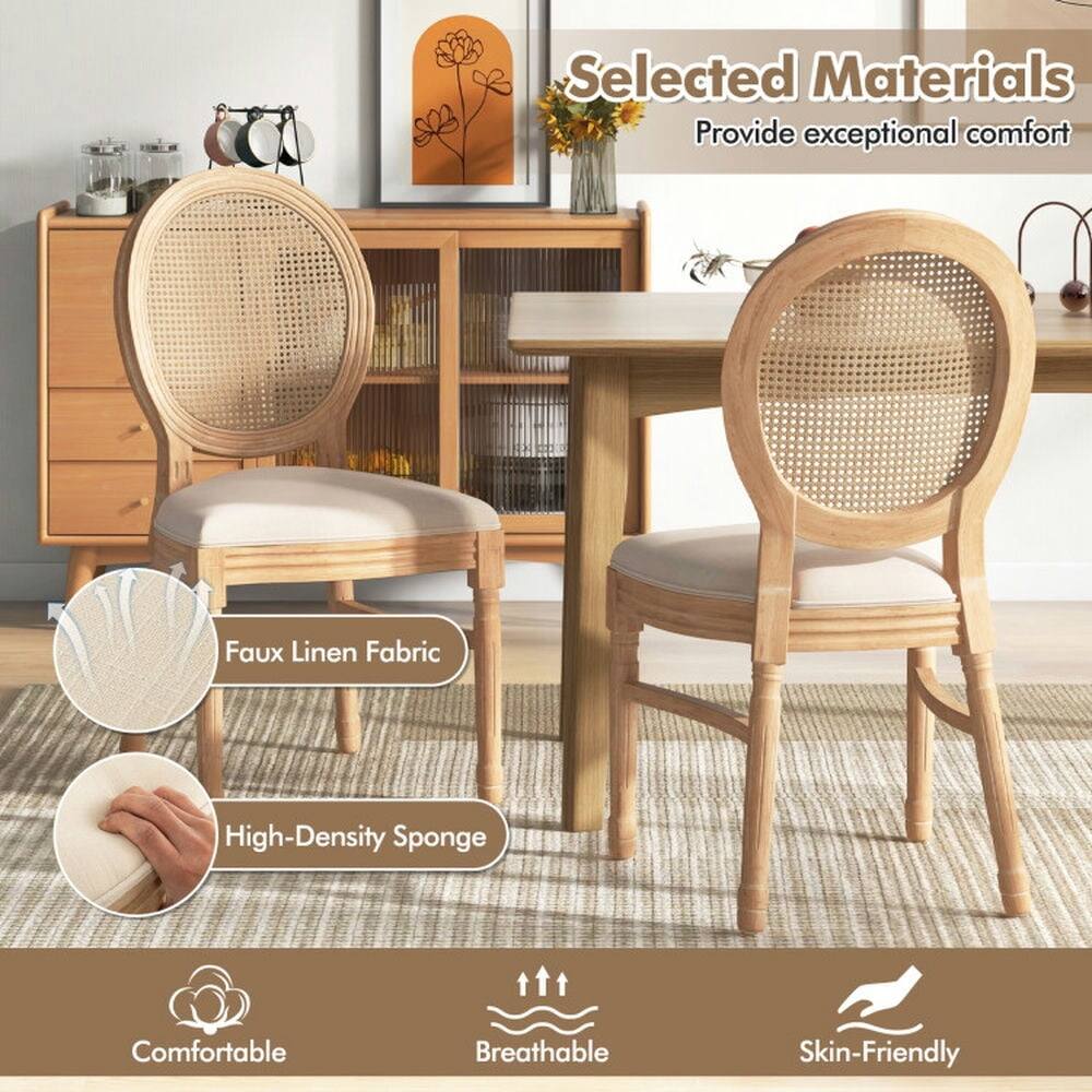 Selected Materials  
Provide exceptional comfort  

Faux Linen Fabric  
High-Density Sponge  

Comfortable  
Breathable  
Skin-Friendly