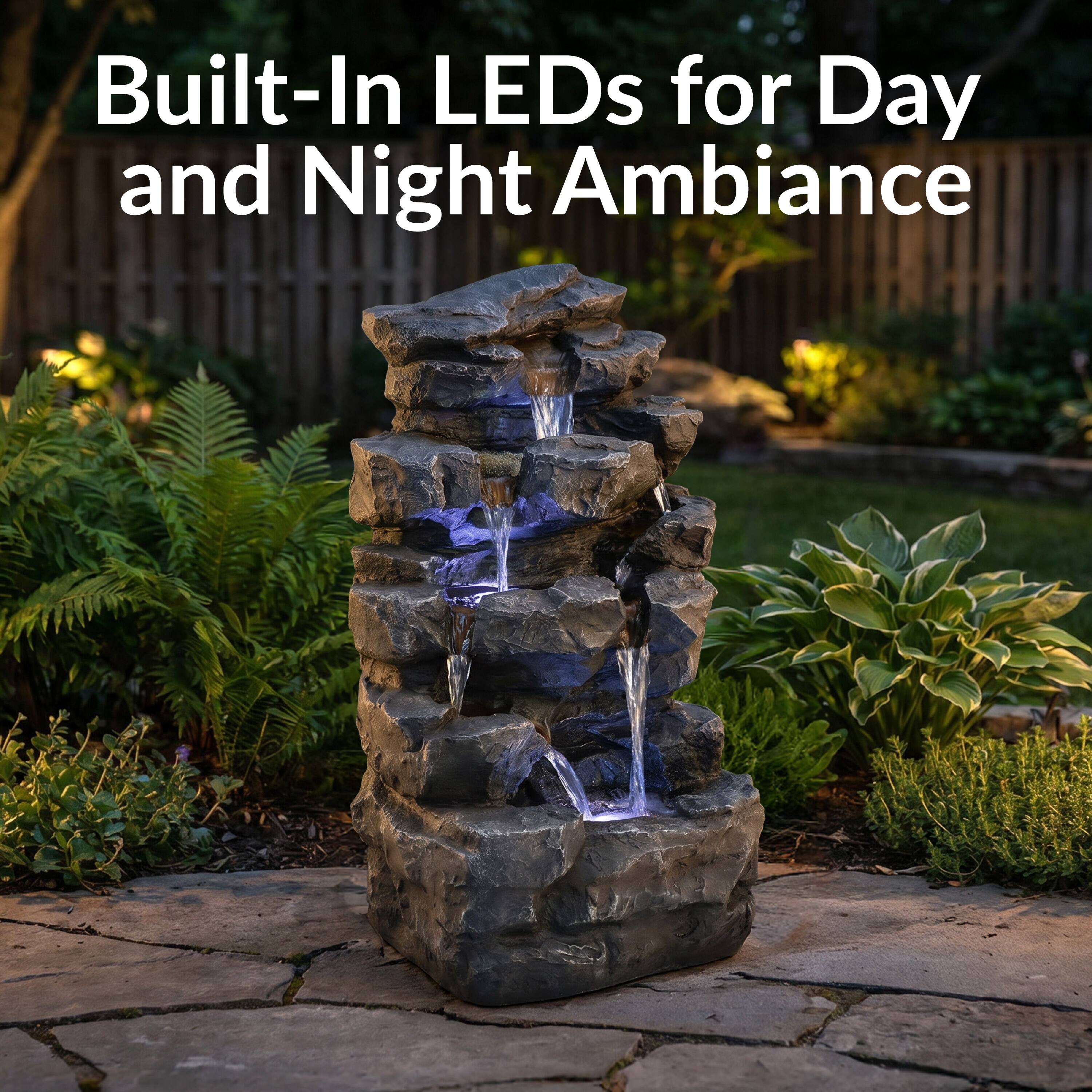 Built-In LEDs for Day and Night Ambiance