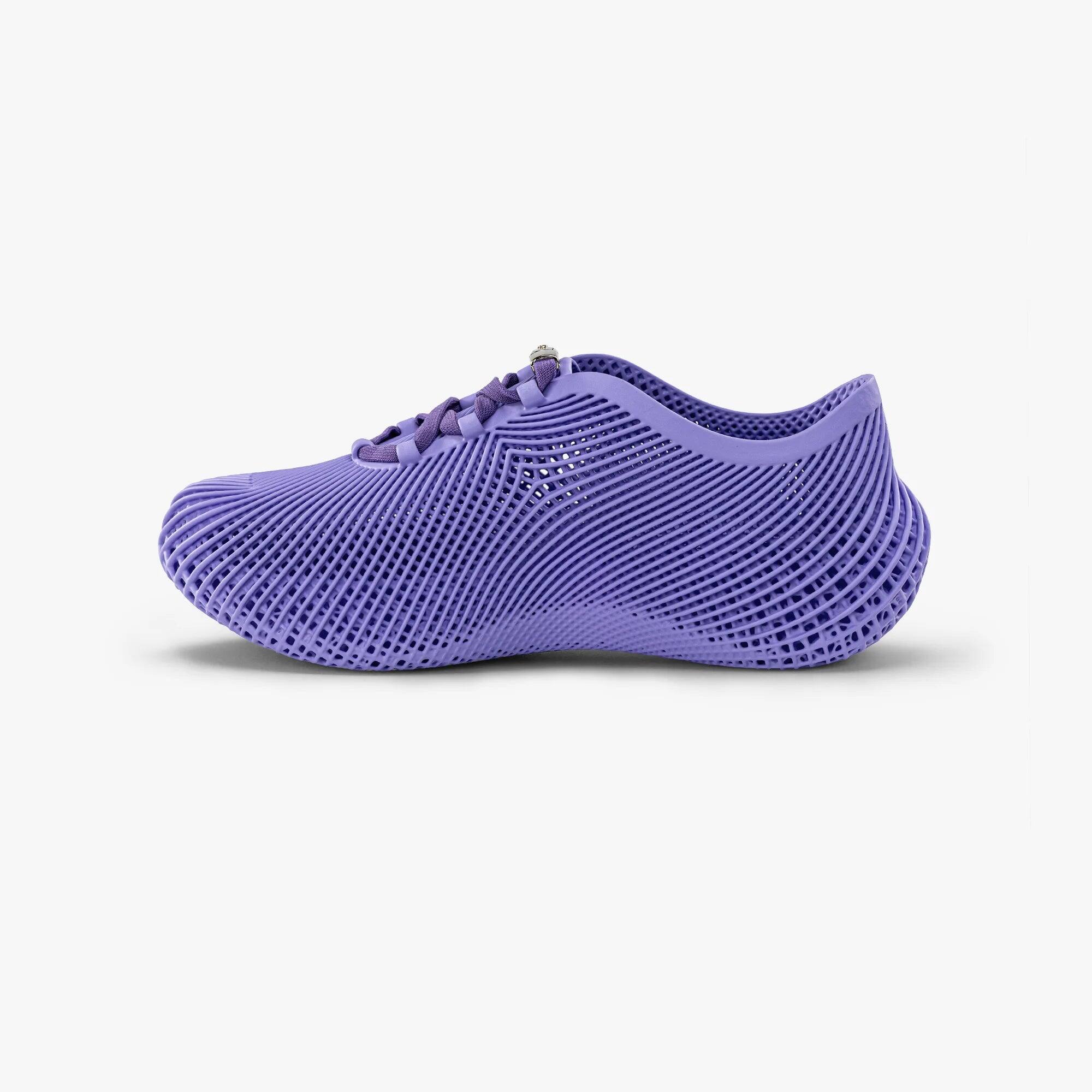 Left. Nexbie - Aeroraise 3D Printed Sneakers - Purple.