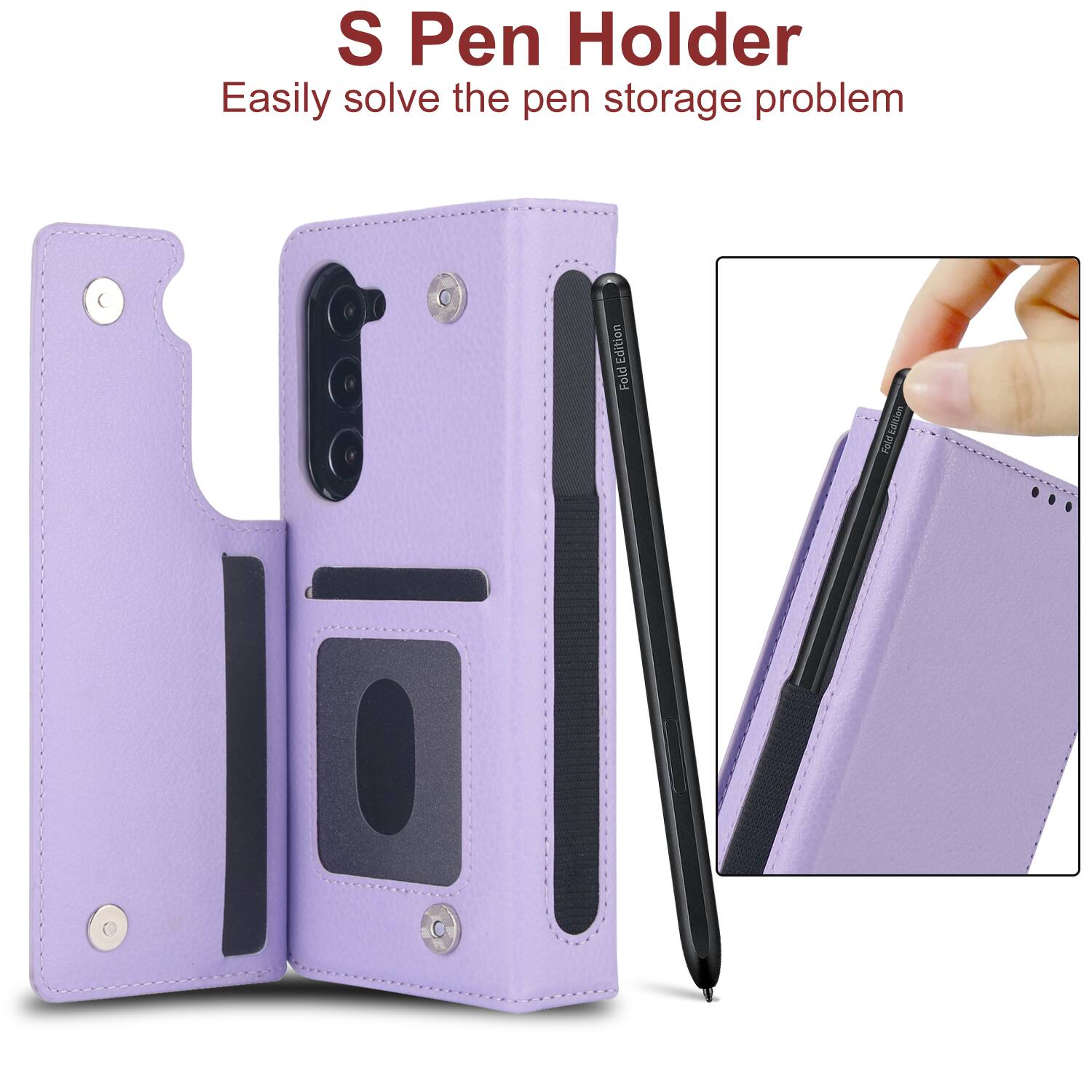 S Pen Holder  
Easily solve the pen storage problem