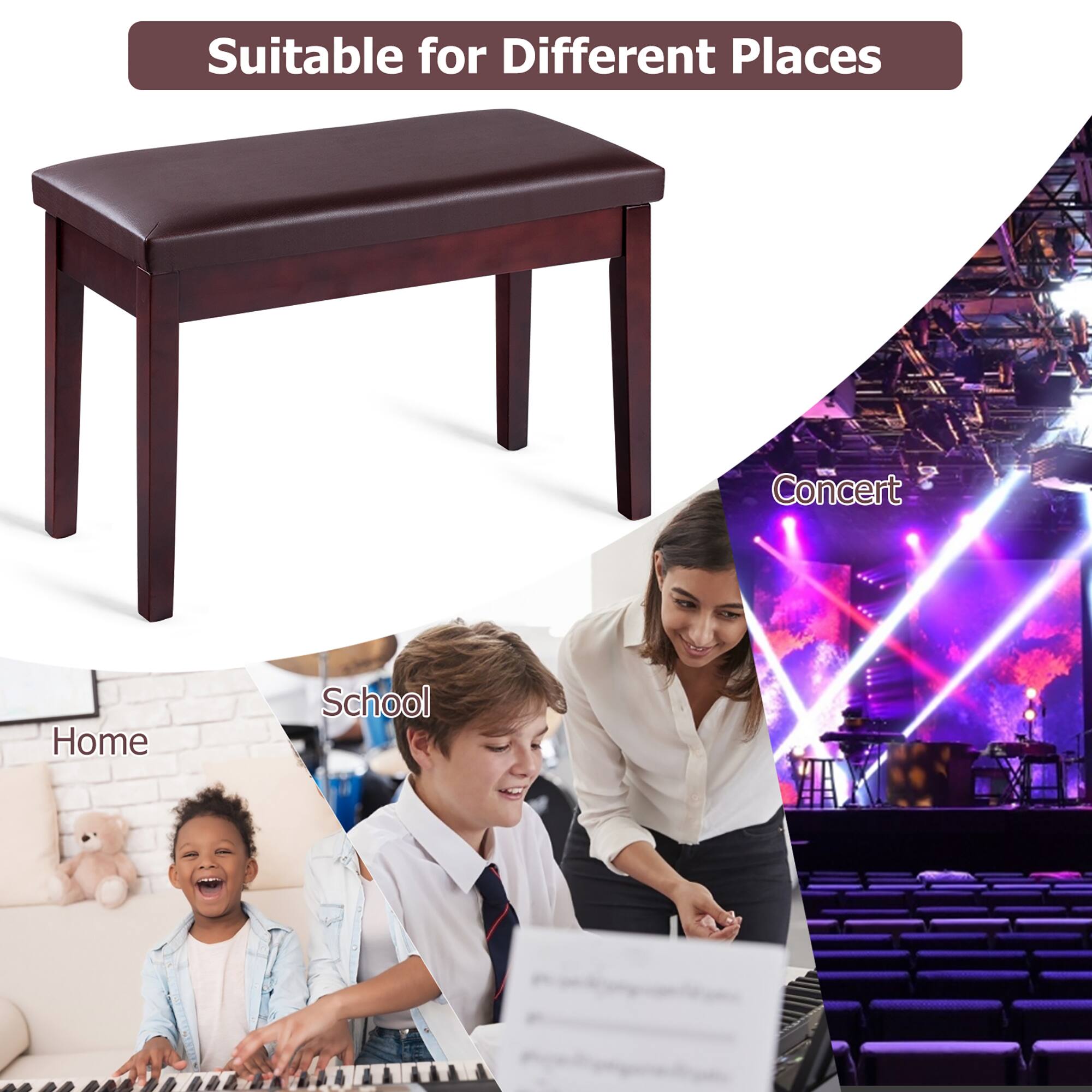 Suitable for Different Places

- Concert
- Home
- School