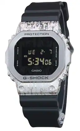 Casio - G-Shock Digital Grunge Camouflage Series Grey Dial Quartz GM-5600GC-1 200M Men's Watch - Gray