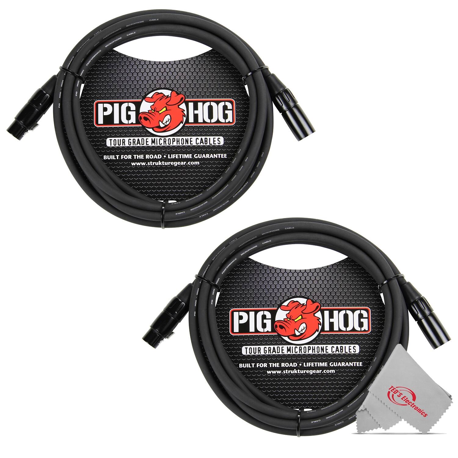 PIG HOG TOUR GRADE MICROPHONE CABLES BUILT FOR THE ROAD. LIFETIME GUARANTEE www.strukturegear.com

TED'S Electronics