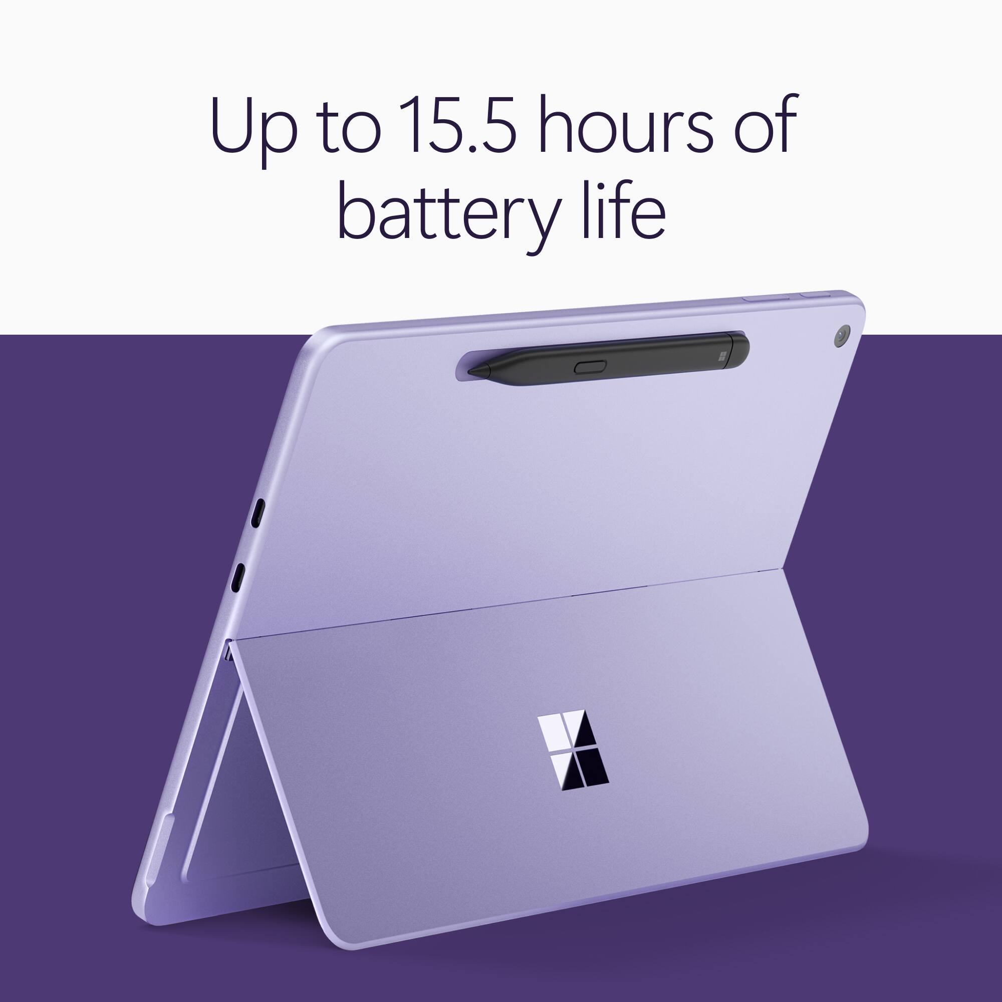 Up to 15.5 hours of battery life