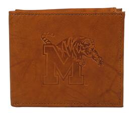 Rico Industries - U. of Memphis Tigers Embossed Leather Billfold Wallet - Multi