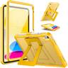 DTTO - Rugged Case with Stand & Screen Protector for iPad 10th Gen 10.9" (2022) / 11th Gen 11" (2025) - Yellow