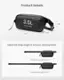 Product Details:
- Volume: 3.5L
- Size: 5.91" x 11.42" x 3.35"
- Adjust the strap length to suit your carrying needs.
- The shortest length: 42.92"
- The longest length: 66.54"