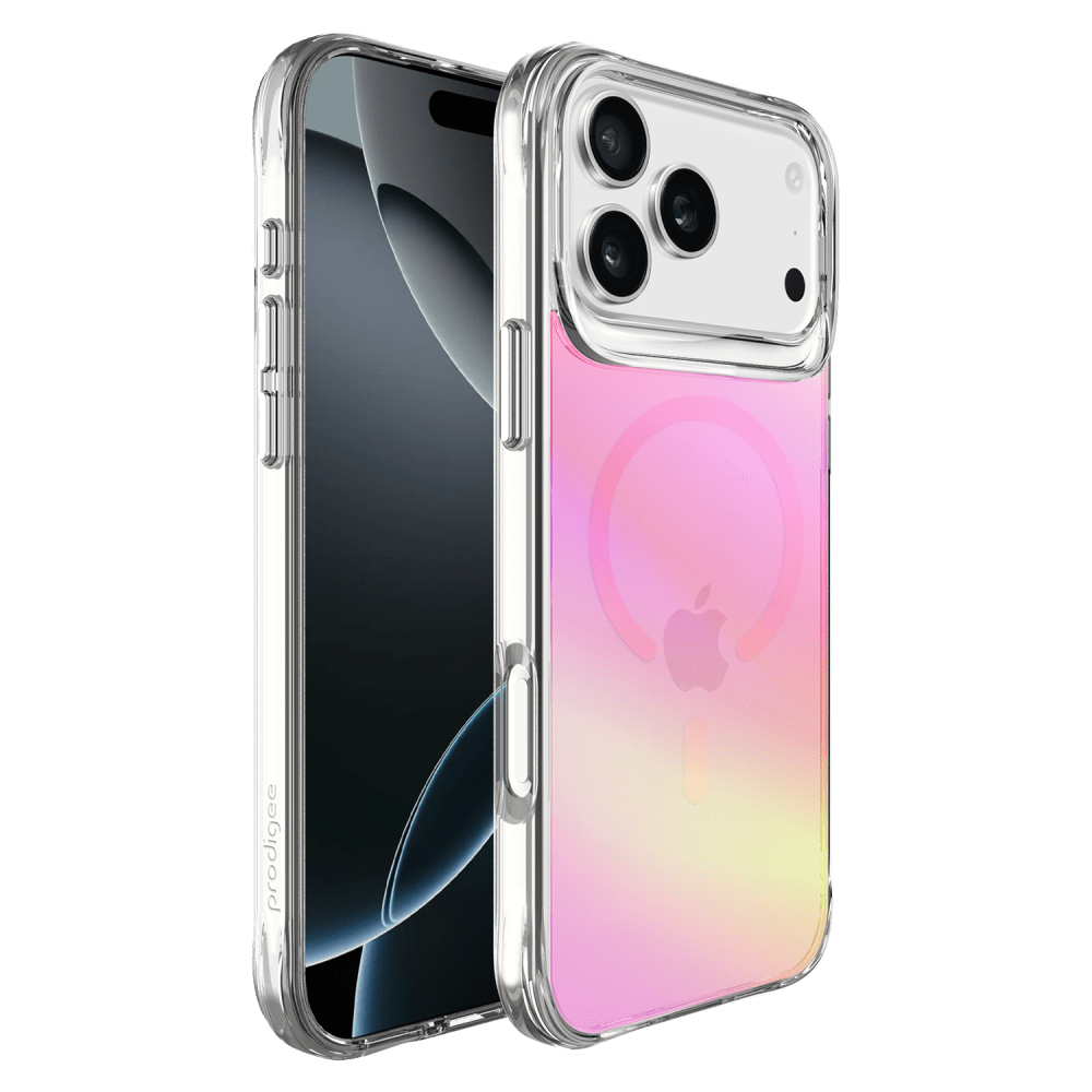 Alt View 1. Prodigee - Glow Series Case for MagSafe for iPhone 17 Pro - Iridescent - Iridescent.