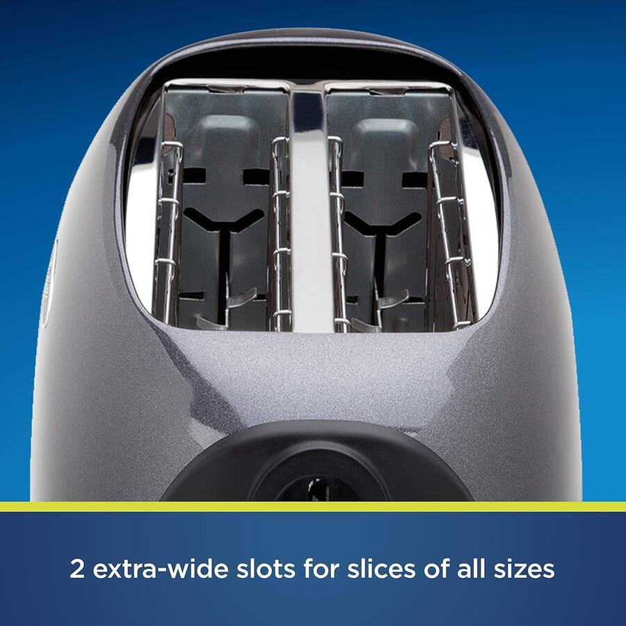 Oster 2 Slice Extra Wide Slot Stainless Steel Toaster with Advanced ...