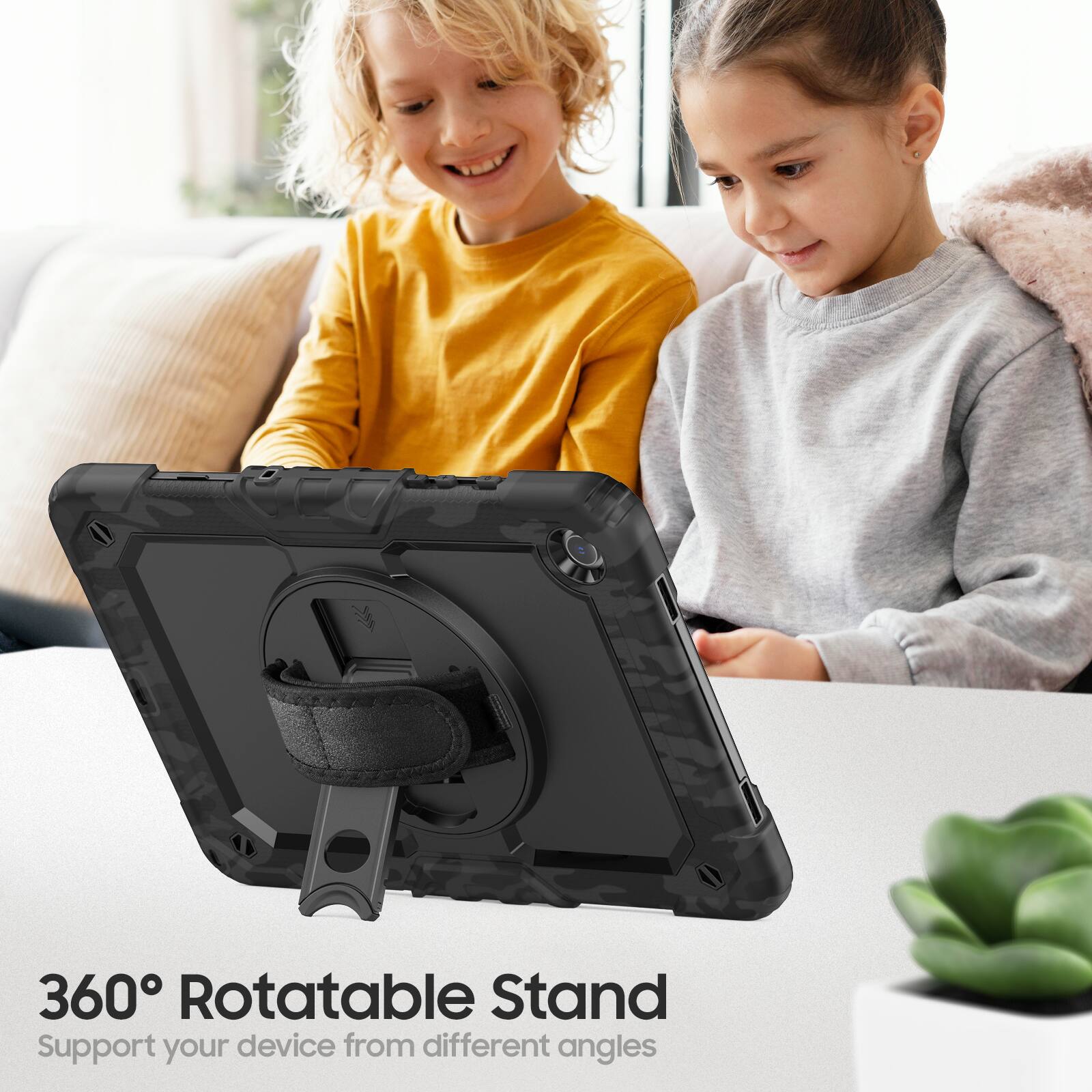 360° Rotatable Stand  
Support your device from different angles