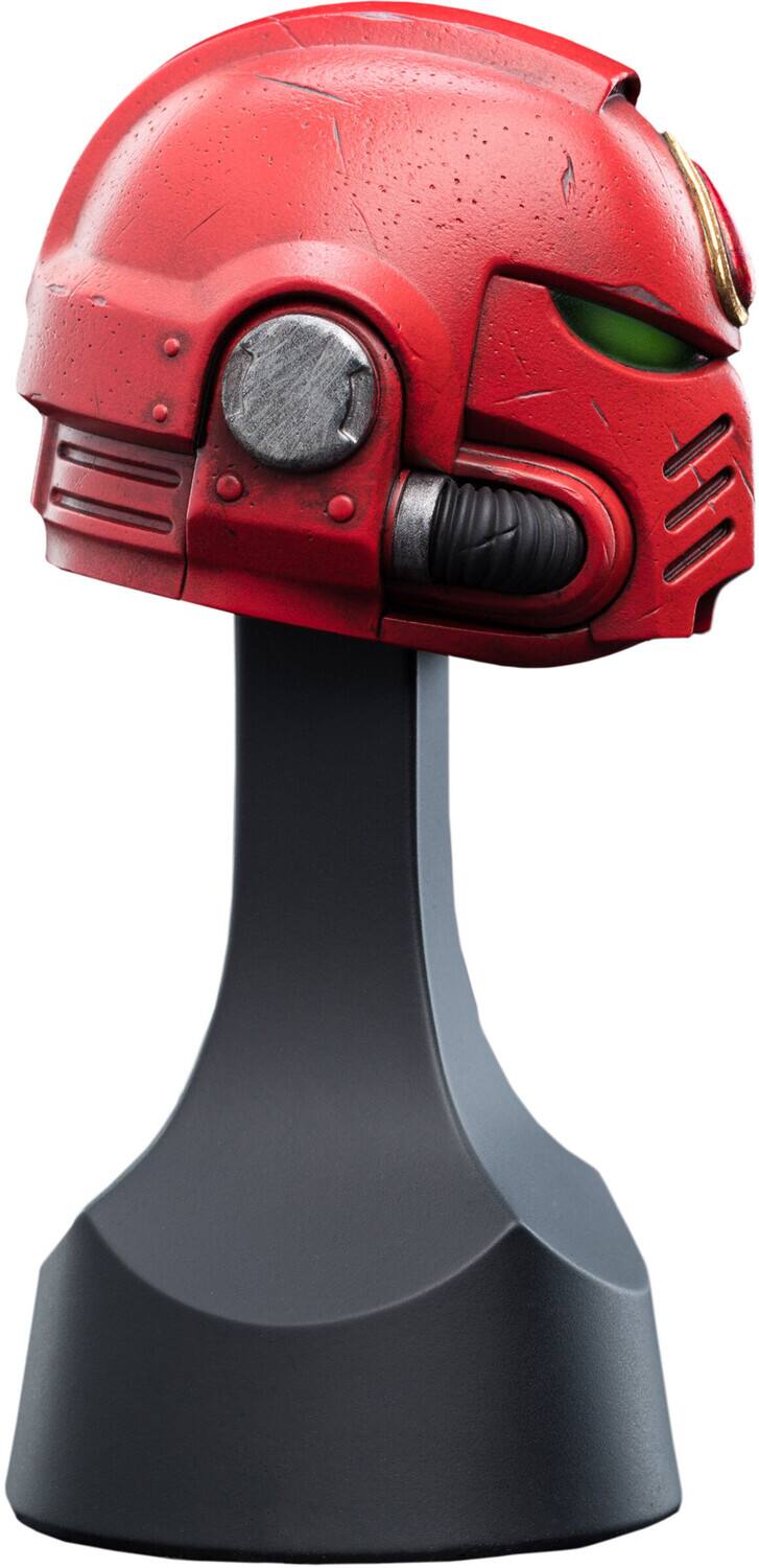 Alt View 2. Weta Workshop - WETA Workshop Mini Prop Replica - Warhammer 40,000 - Blood Angels Miniature Helmet   - COLLECTIBLES - Multicolor.