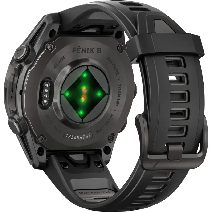 FNIX 8 M 43 SAPPHIRE - TITANIUM - M DIVE 100 40M 40 M WR- 100 WR - 123456789 BLACK