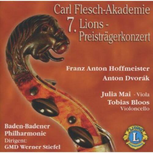 Carl Flesch-Akademie  
7. Lions- Preisträgerkonzert  

Franz Anton Hoffmeister  
Anton Dvořák  

Julia Mai - Viola  
Tobias Bloos - Violoncello  

Baden-Badener Philharmonie  
Dirigent: GMD Werner Stiefel  

MIONS