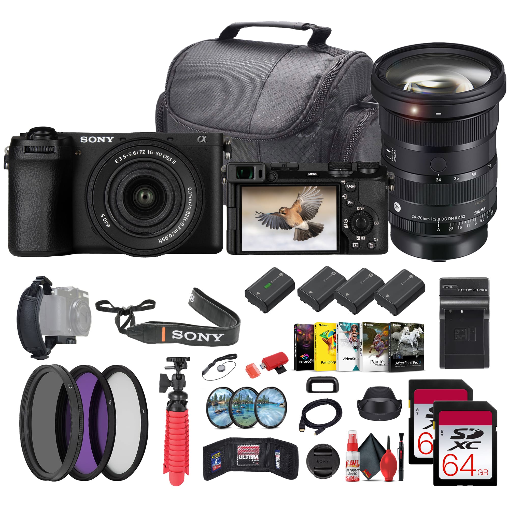 Sony a6700 Mirrorless Vlogger Camera With 16 50mm II Lens + Sigma