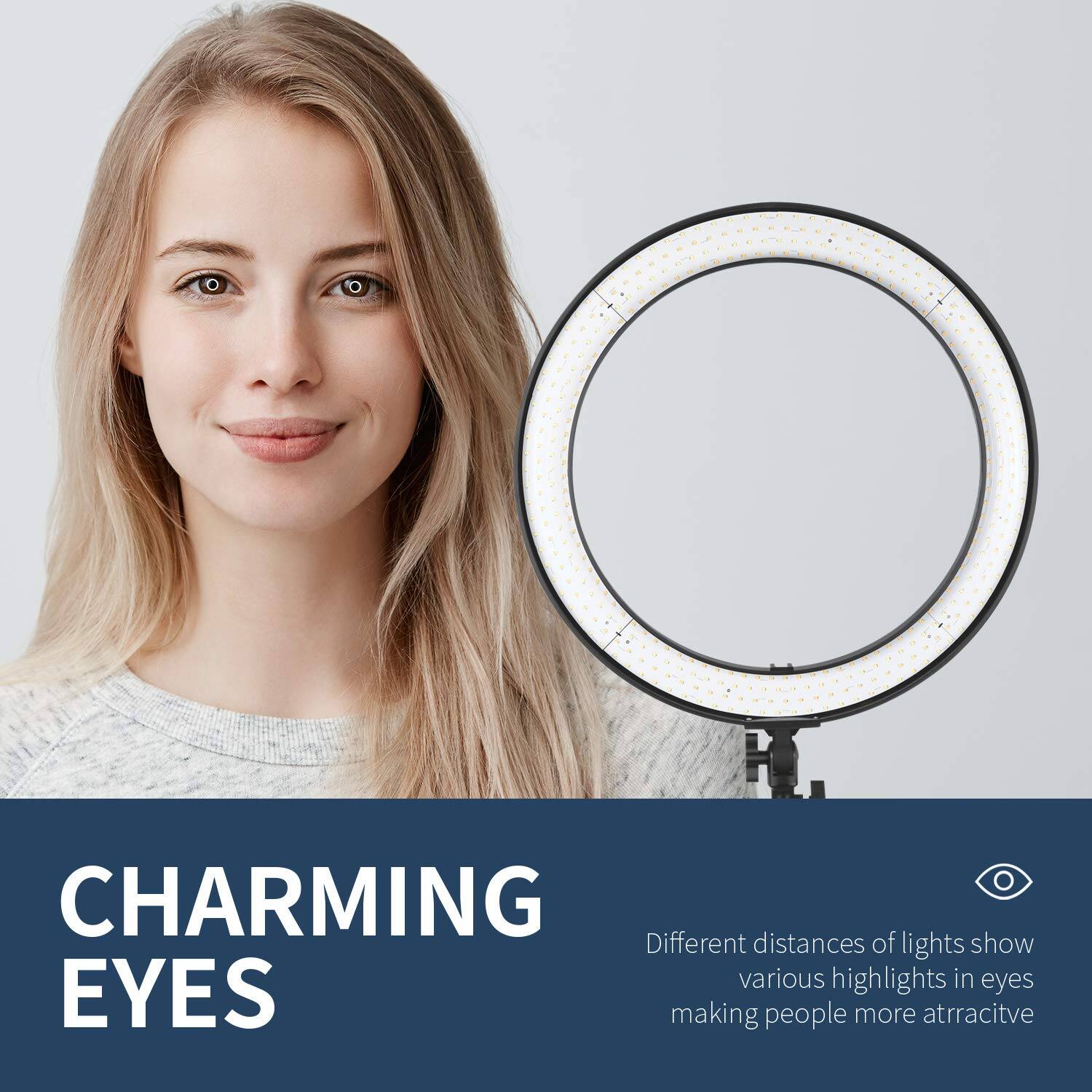 CHARMING EYES

Different distances of lights show various highlights in eyes making people more attractive