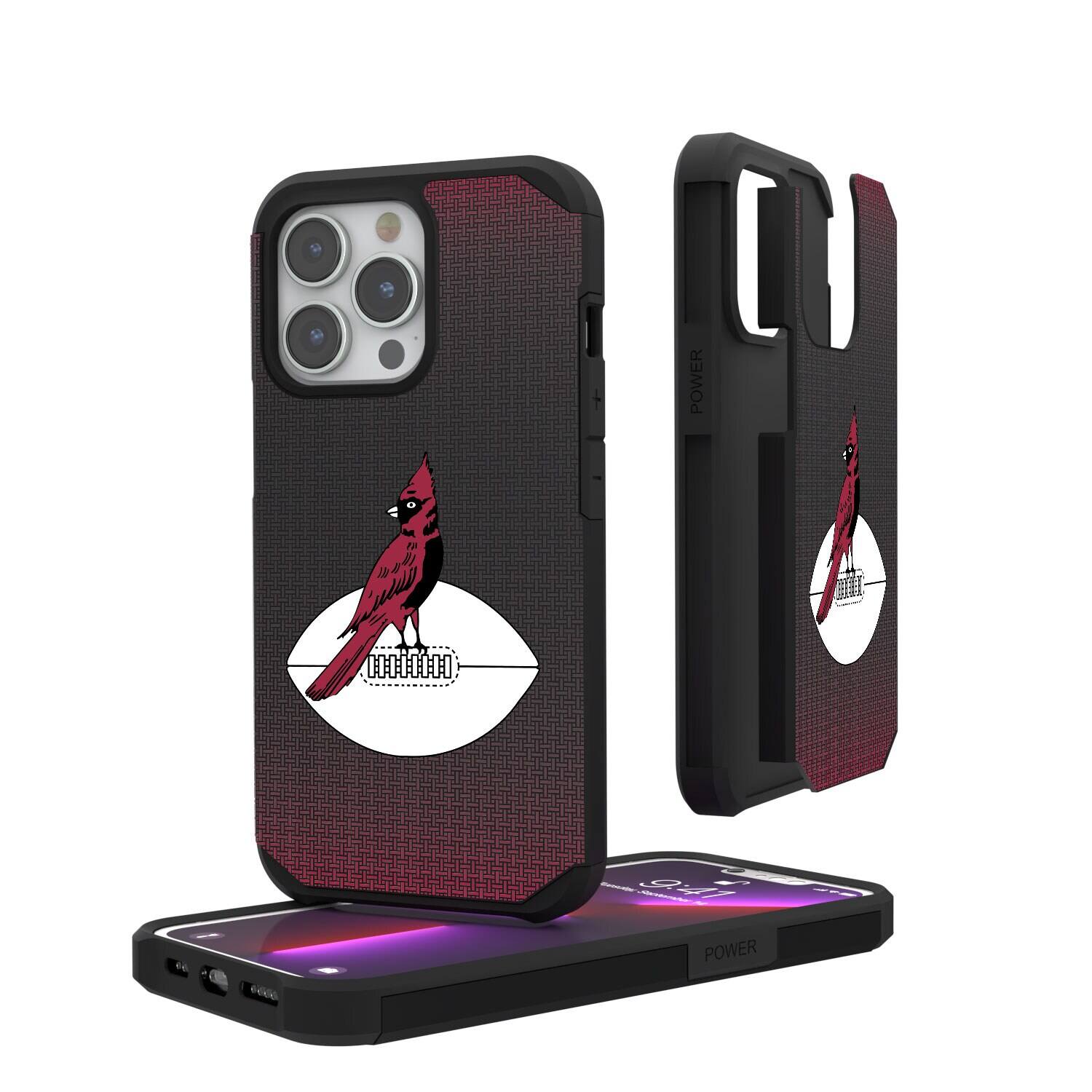 Keyscaper - Chicago Cardinals Linen Logo iPhone Rugged Case - 16 - Black price history on PriceWatchPro