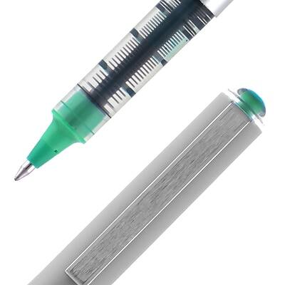 Alt View 3. uni-ball -  Vision Rollerball Pen, Fine Point, 0.7mm, 12/Pack  - Green Ink.